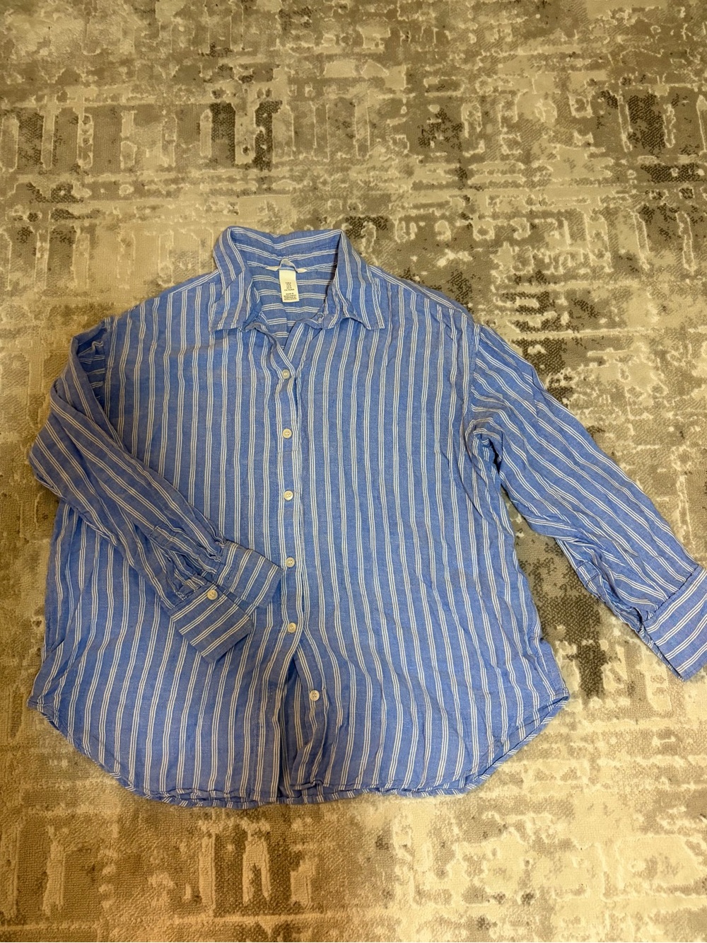 H&M Stripe Button-Down Shirt